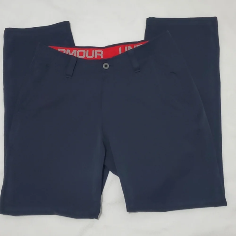 Under Armour Men's Black Golf Chinos 32 Waist - Picture 4 of 6